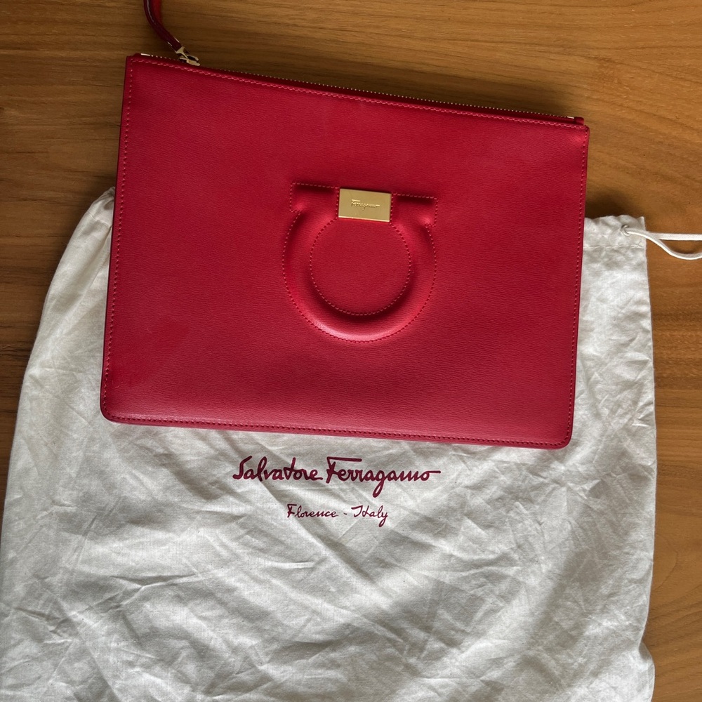 Salvatore Ferragamo Gancini Clutch